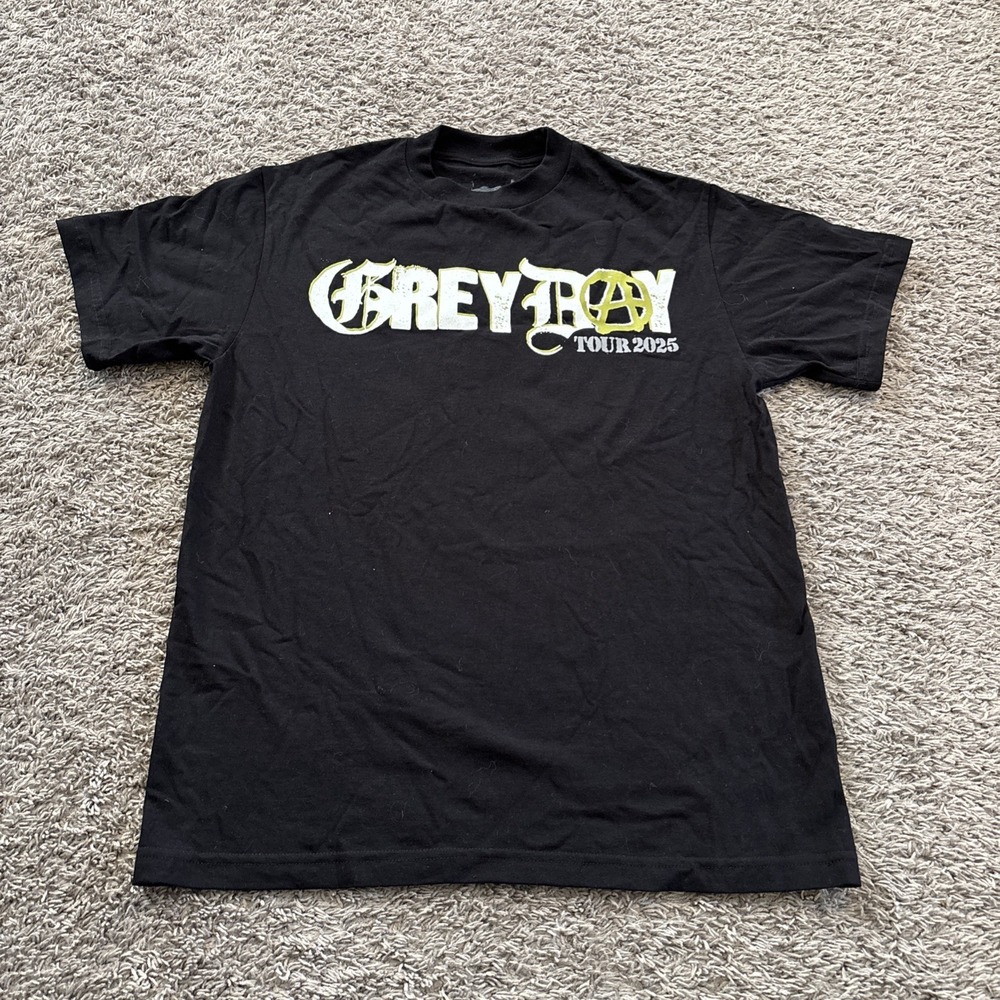 $UICIDEBOYS Official Grey Day 2025 Tour Date/City Back Tee T Shirt Medium M‎